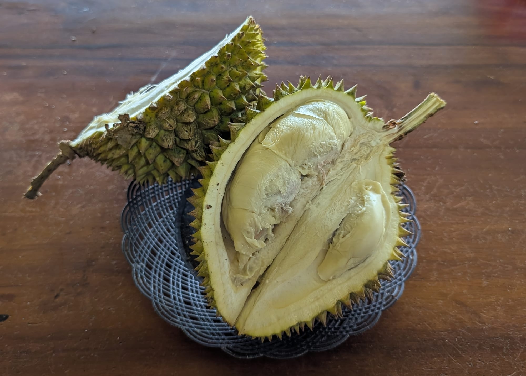 シディカラン産ドリアンを味わう@メダン