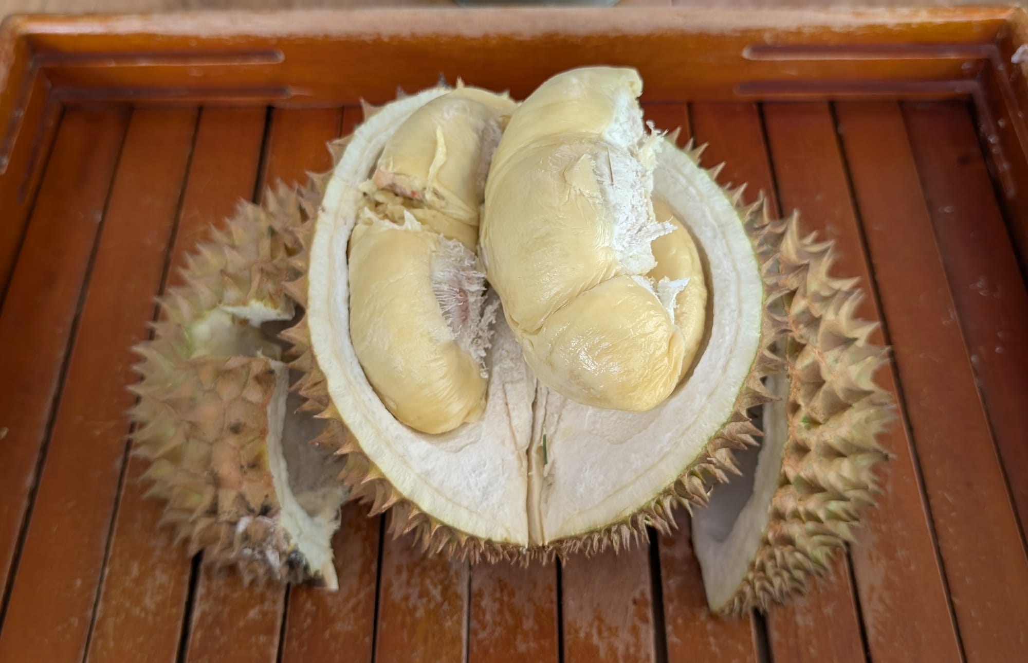 バリ産ローカルドリアンを味わう@バリ島